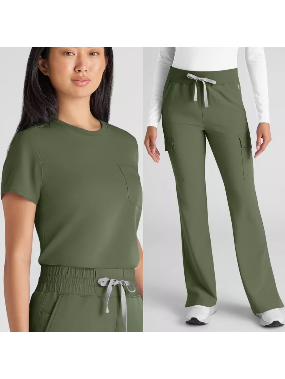 Uniform Advantage Resurge Light Olive green scrub set